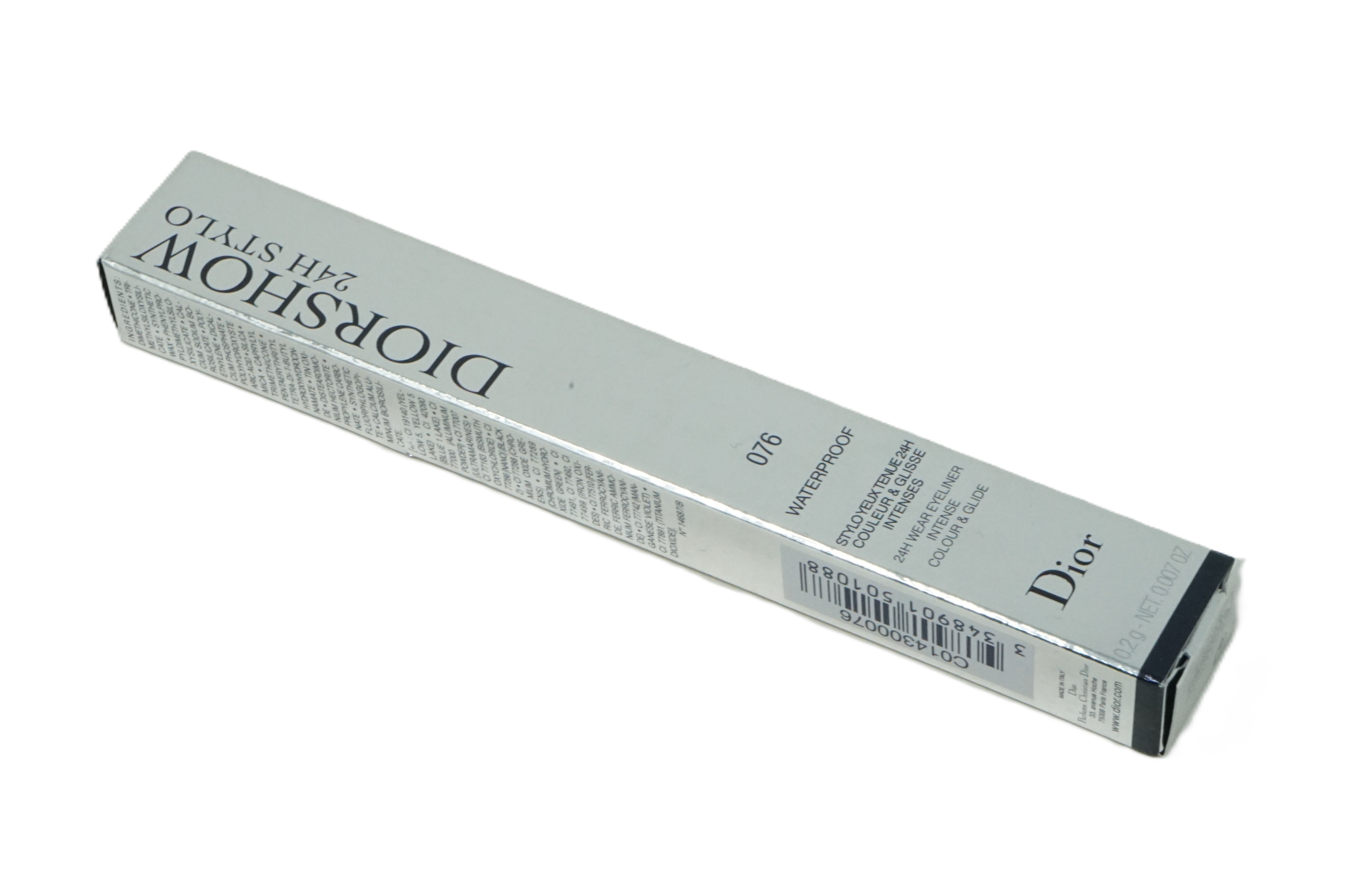 Dior Diorshow 24H Stylo Waterproof Eyeliner 0,2g 076 Pearly Silver