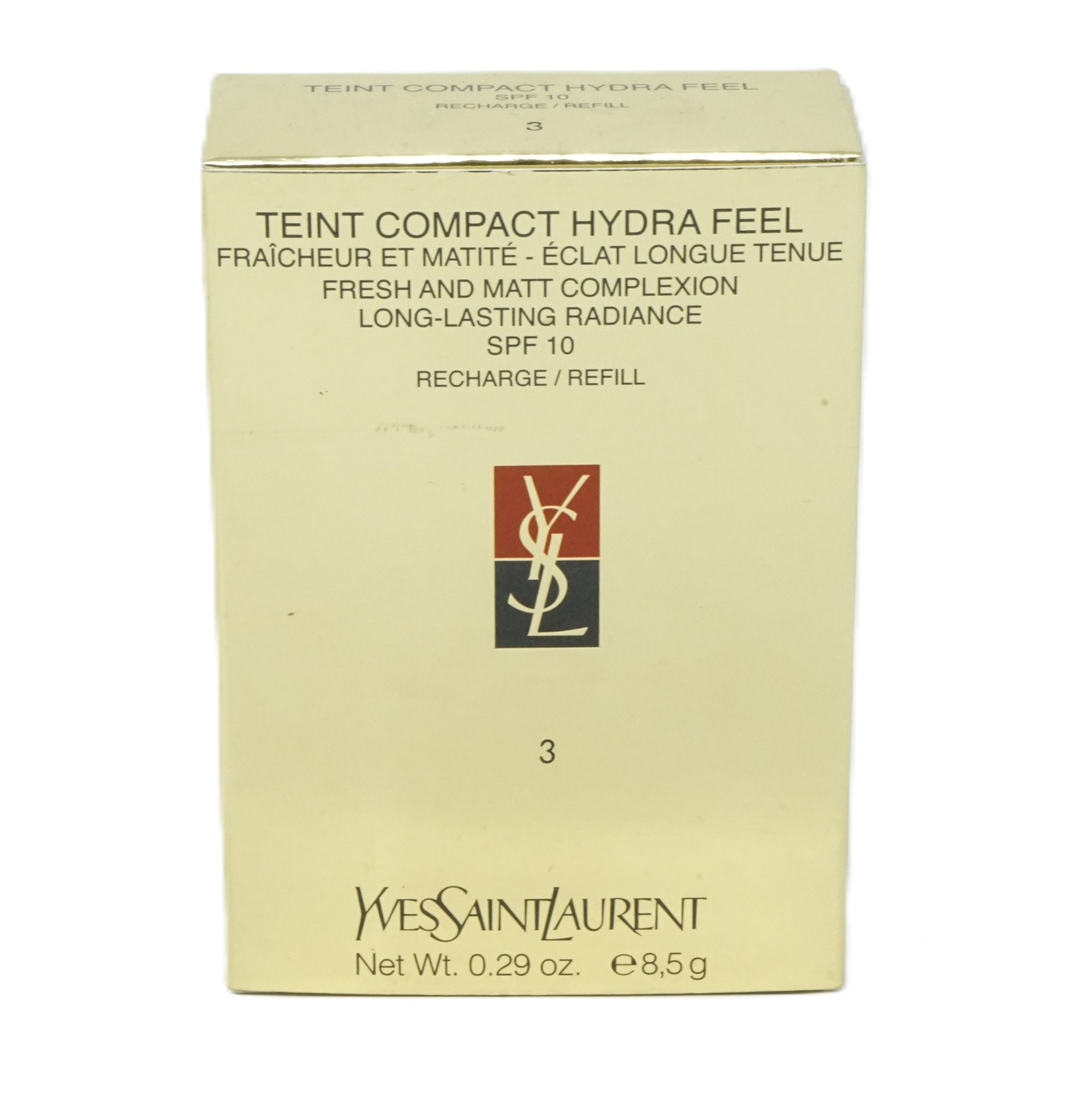 Yves Saint Laurent Teint Compact Hydra Feel Fresh and Matt Complexion SPF10 Refill 8,5 g Foundation 3