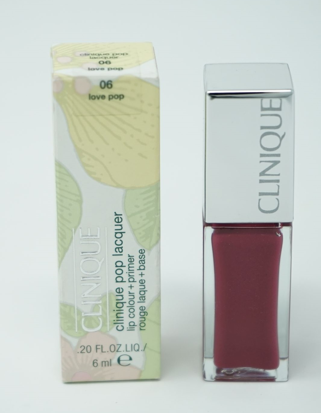 Clinique Pop Lacquer lip colour + primer rouge Lippenstift  6ml / 06 love pop