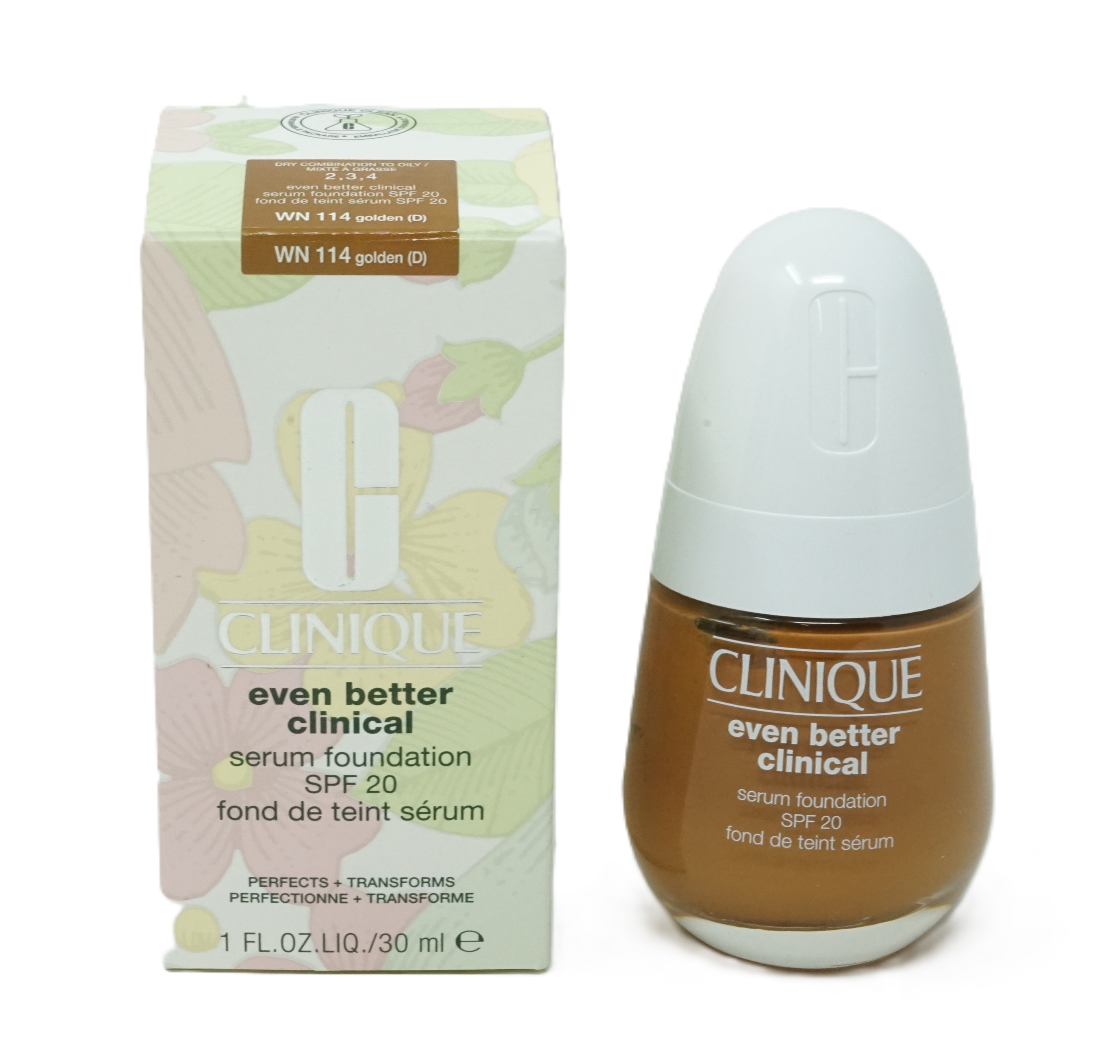 Clinique Even Better Clinical Serum Foundation SPF20 WN 114 Golden 30ml Clinique Even Better Clinical Serum Foundation SPF20 WN 114 Golden 30ml