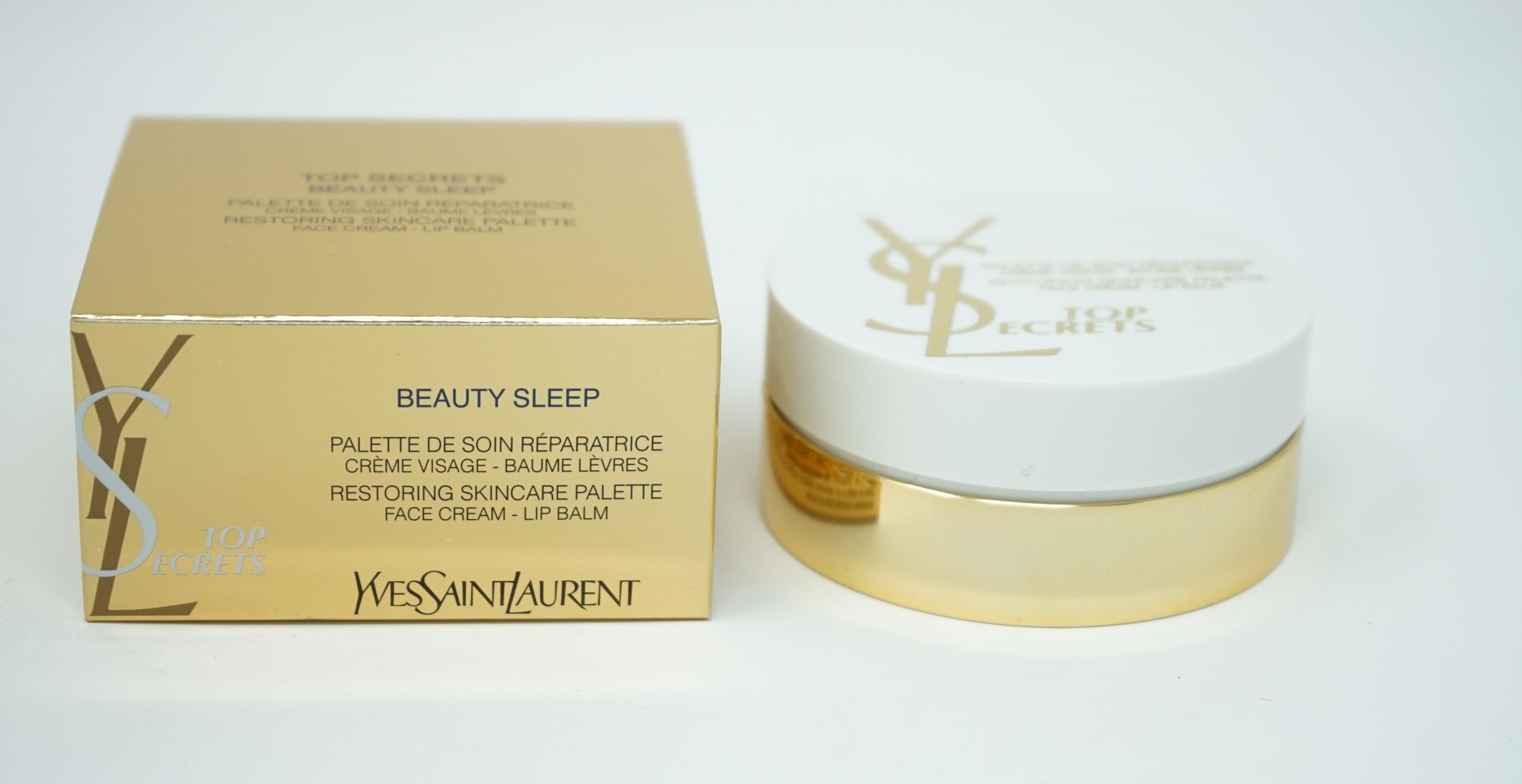 Yves Saint Laurent  Beauty Sleep Face Cream Lip Balm Top Secrets
