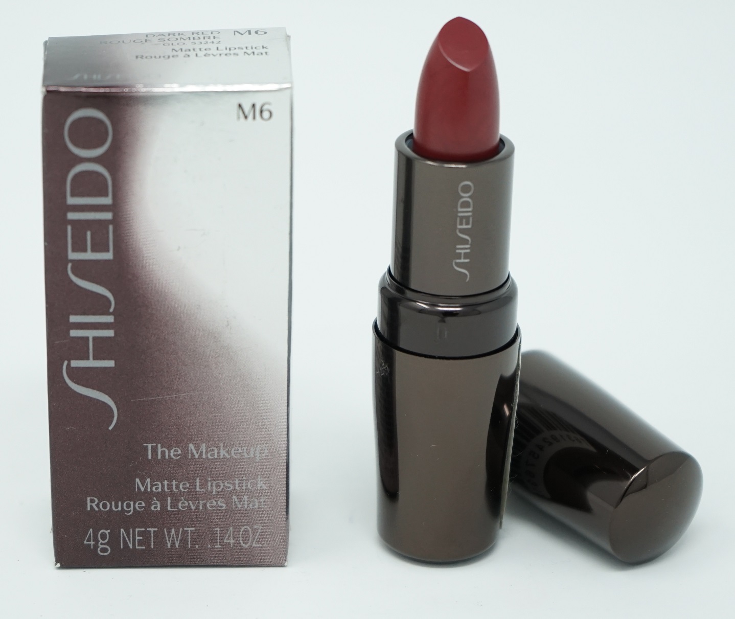 shiseido The Makeup  Matte Lipstick M6 Dark Red