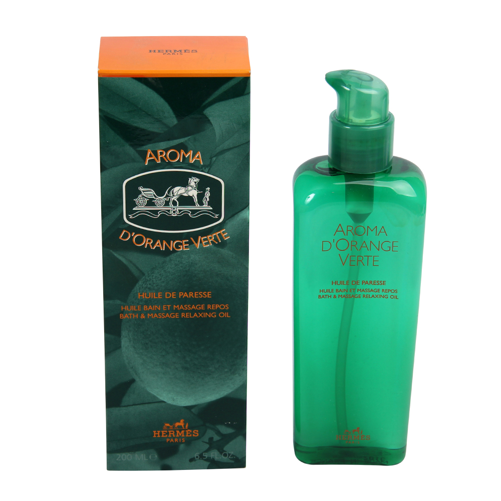 HERMES  AROMA D´ORANGE VERTE Bath und Massage Relaxing Oil 200 ml