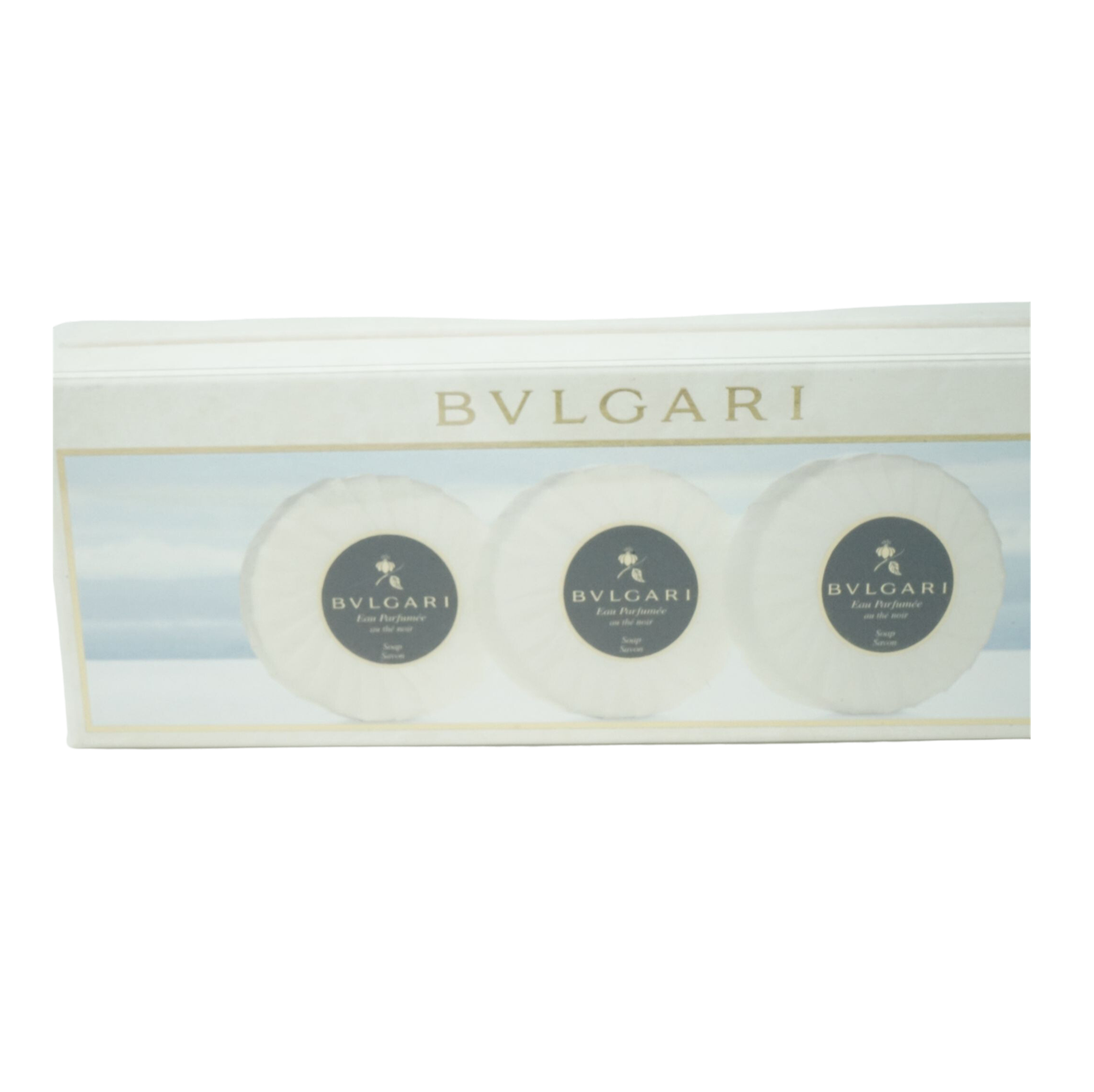 Bvlgari Eau Parfuee Au The Noir Seife 3x150g