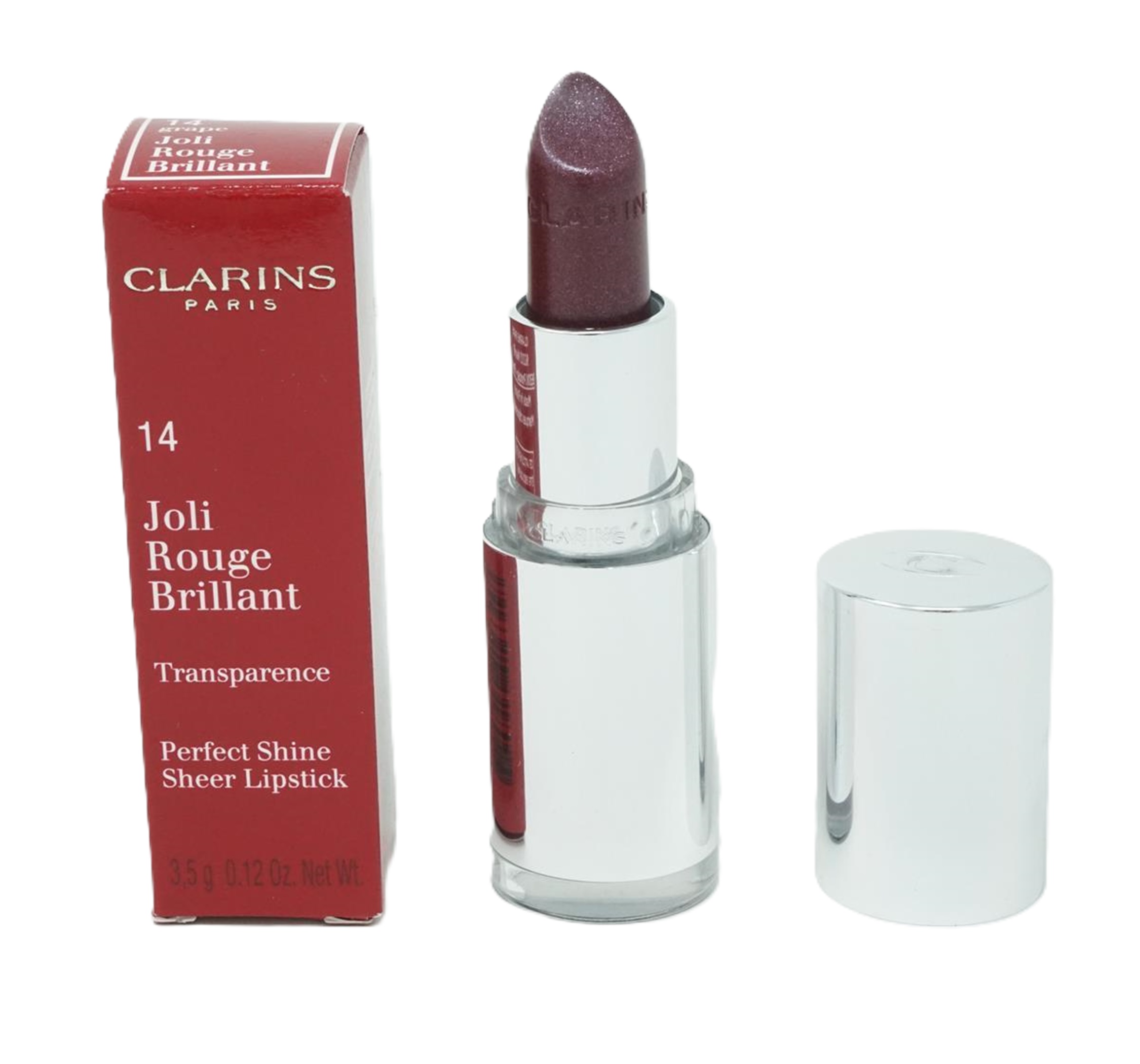 Clarins Rouge Eclat Lippenstift  long  Lipstick 14 chocolate rose