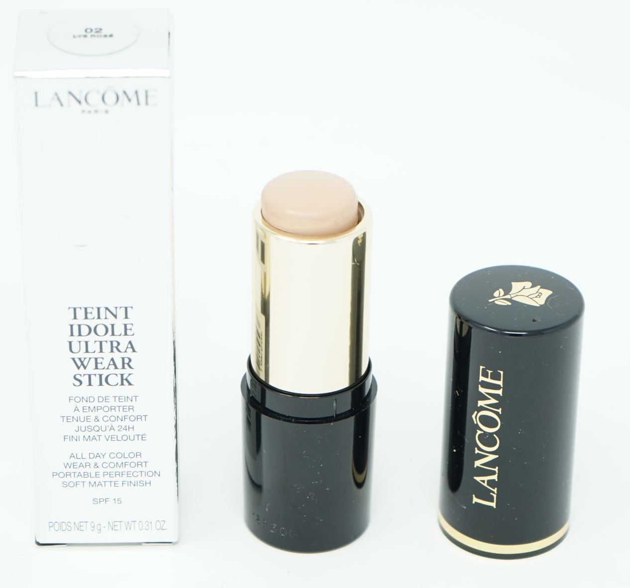 Lancome Teint Idole Ultra Wear Stick All Day Color Matte Finish 02 Lys Rose