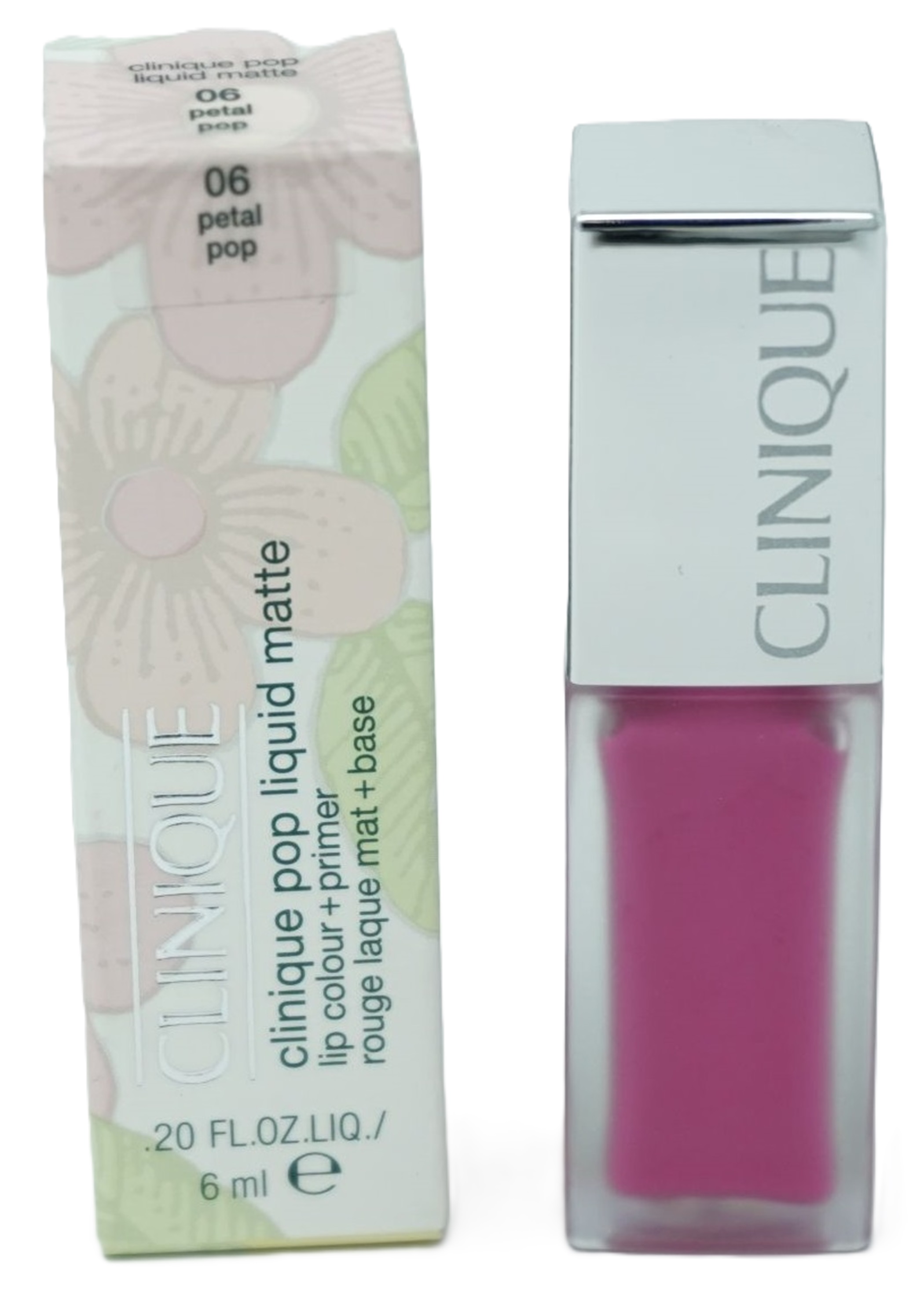 Clinique Pop liquid Matte Lippenstift  6ml / 06 Petal pop