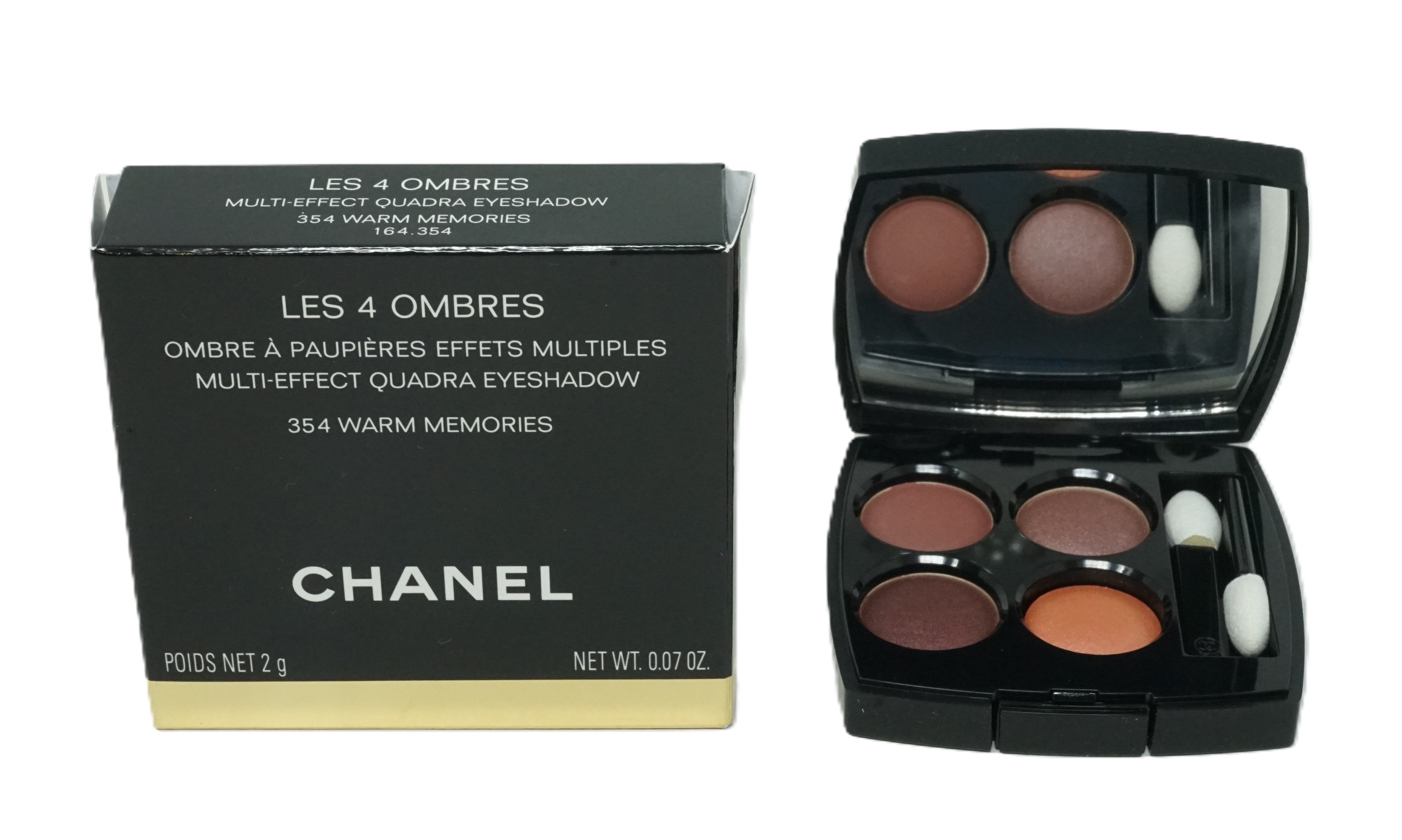 Chanel Les 4 Ombres Multi-Effect Eyeshadow Lidschatten 354 Warm Memories 2g Chanel Les 4 Ombres Multi-Effect Eyeshadow Lidschatten 354 Warm Memories 2g