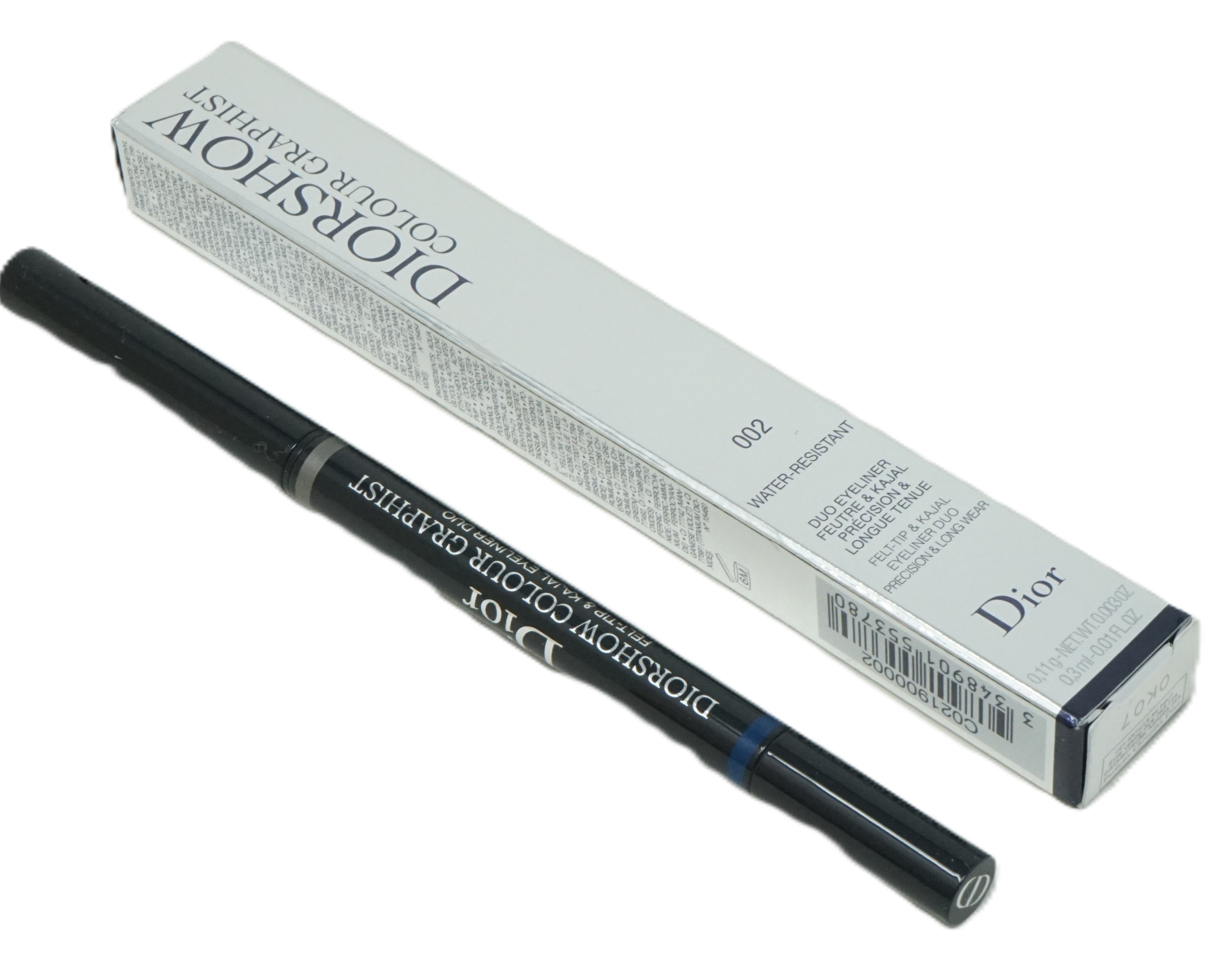 Dior Diorshow Cpolour Graphist Kajal Wasserfest 0,3ml Duo Eyeliner 002 Blue/Platinum