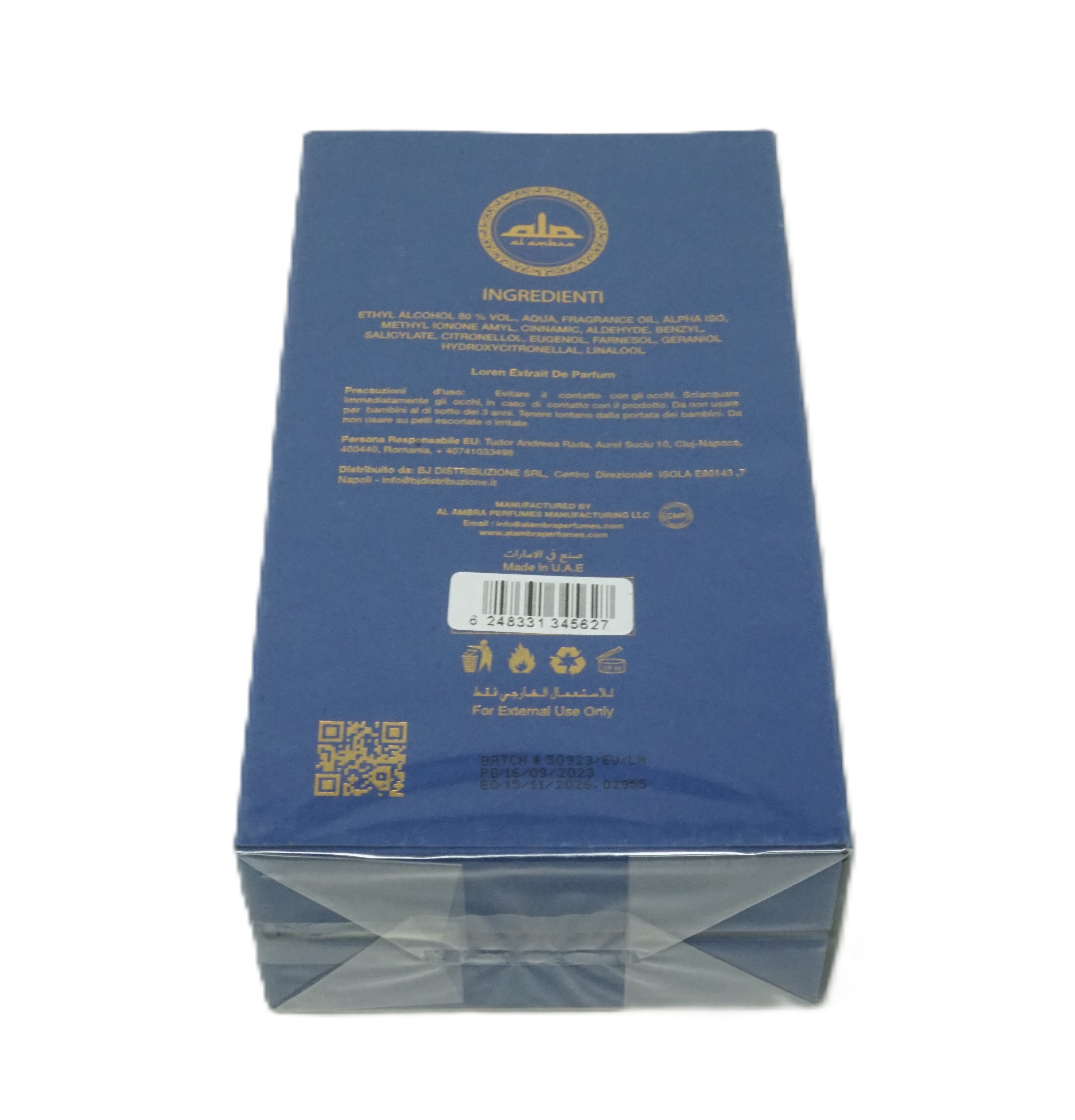 Al Ambra Perfumes Loren Extrait de Parfum 50ml