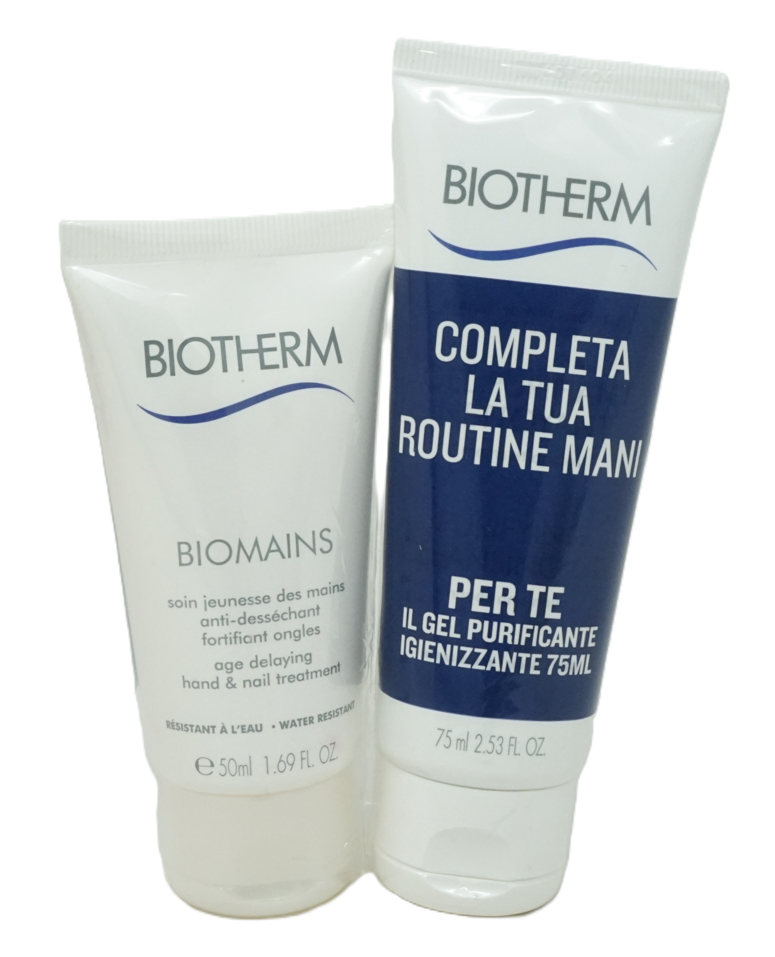 Biotherm Biomains Duo Pack hand & nail treatment 50 ml + Handgel 75 ml Biotherm Biomains Duo Pack hand & nail treatment 50 ml + Handgel 75 ml