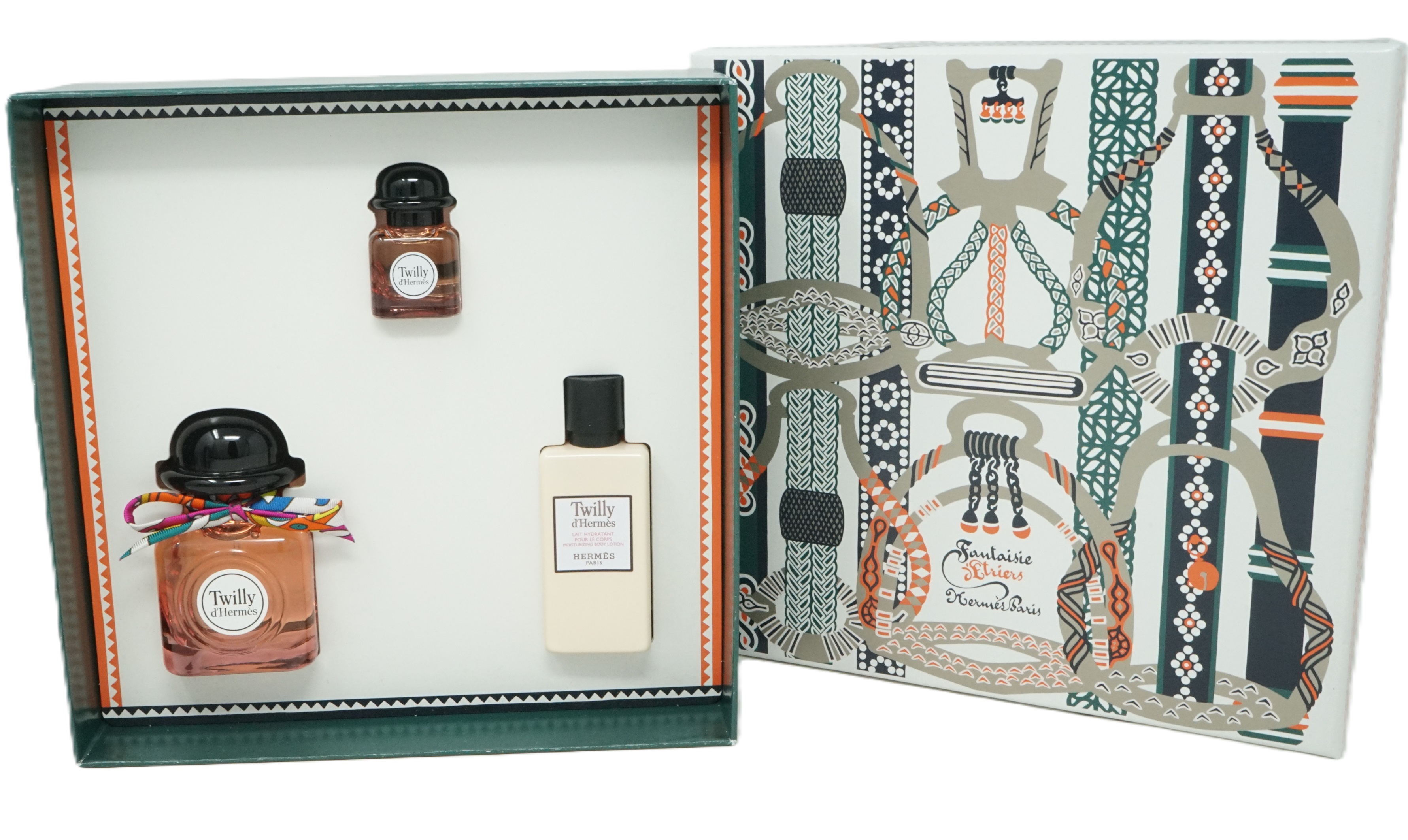 Fantaisie D'Ètriers Twilly d'Hermés 50 ml + EDP 7,5 ml + BL 40 ml Fantaisie D'Ètriers Twilly d'Hermés 50 ml + EDP 7,5 ml + BL 40 ml