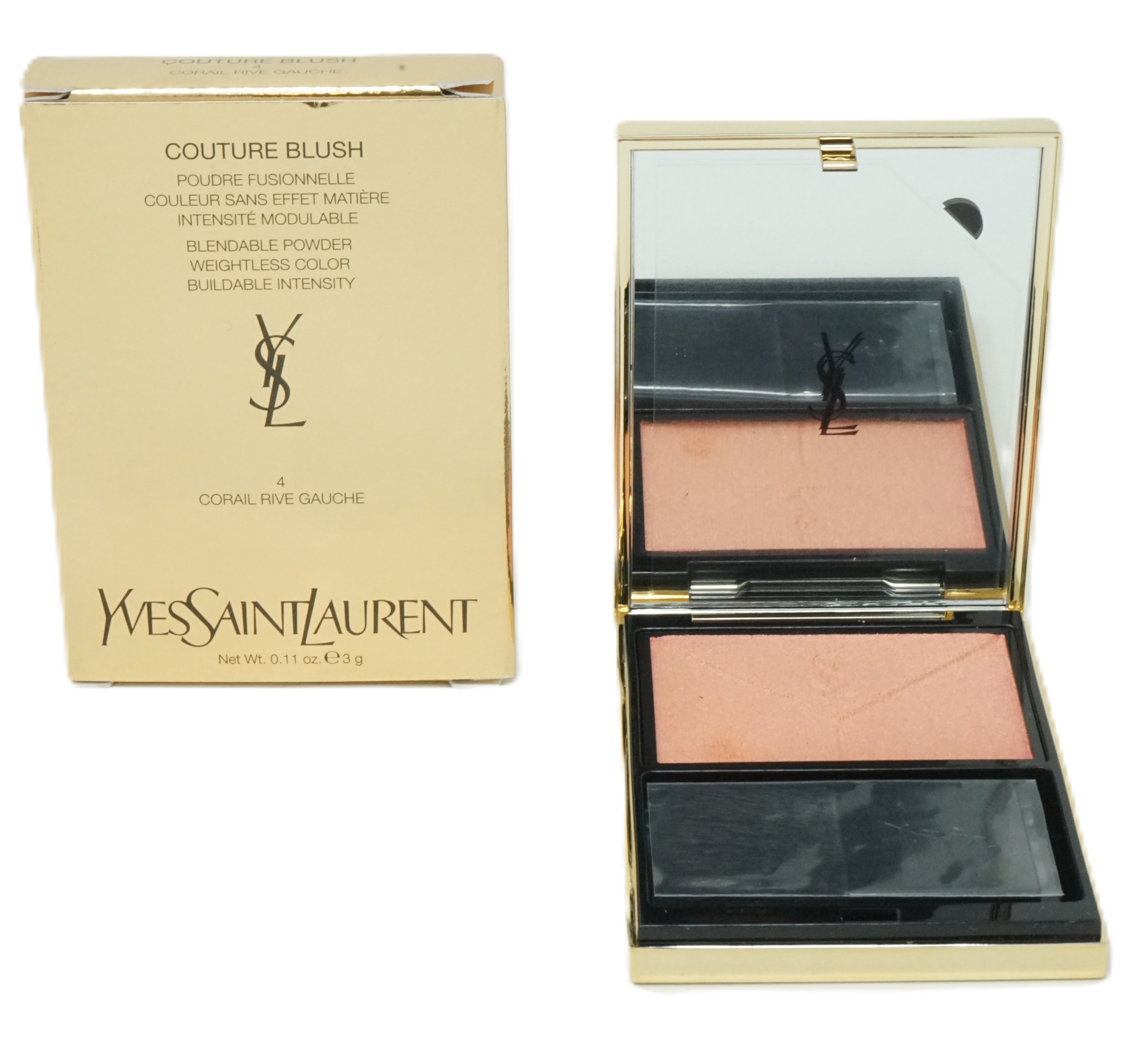 Yves Saint Laurent Couture Blush Blendable Powder Puder 3g Corail Rive Gauche 4